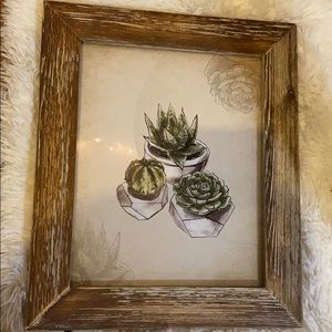 wooden rustic frame 8x10